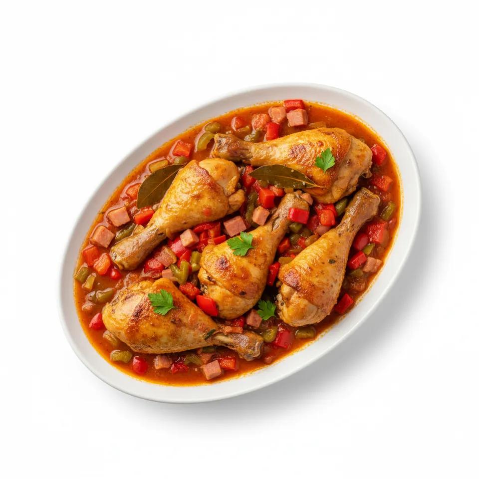 Poulet À La Basquaise