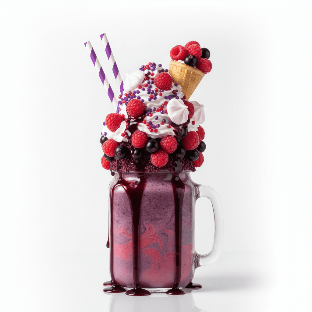 Milkshake Fruits rouge