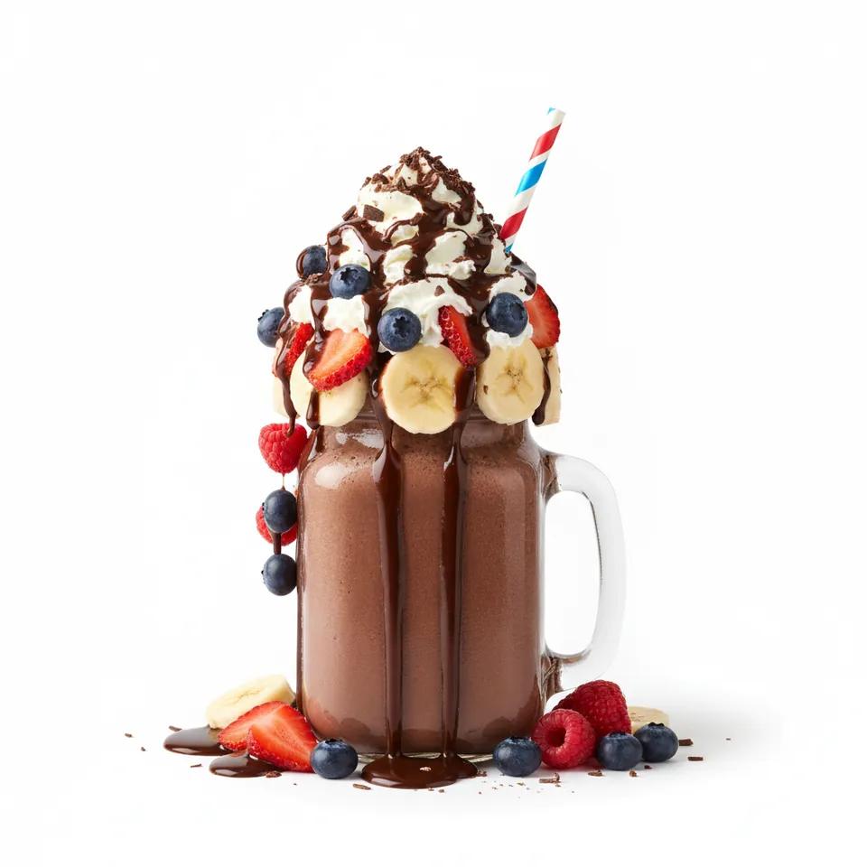 Milkshake Chocolat aux fruits