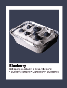 Tres Leches Blueberry