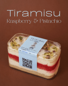 Tiramisu Raspberry & Pistachio