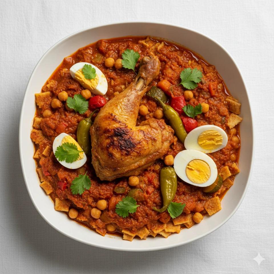 Tchakhchoukha Poulet