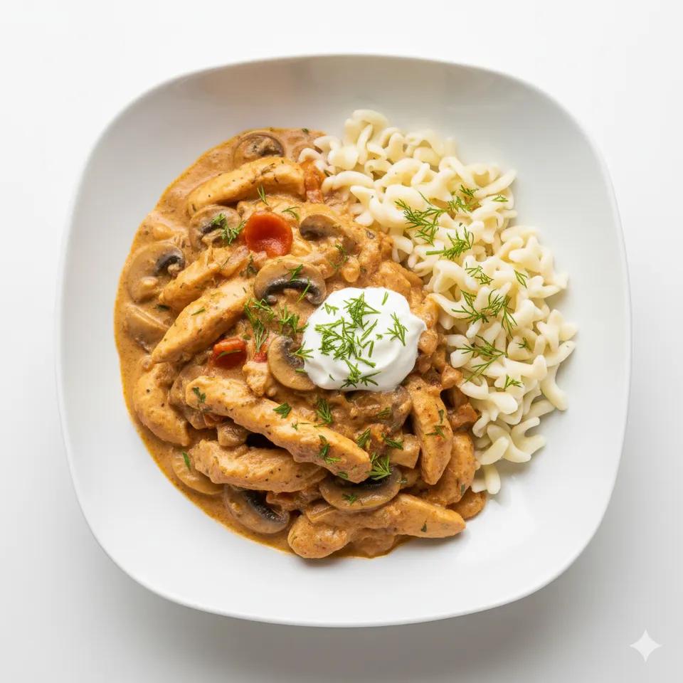 Poulet Stroganoff