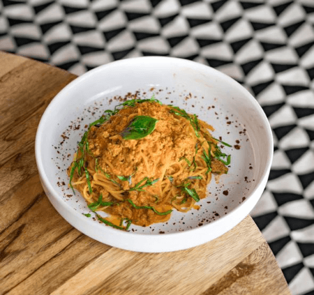 Spaghettis A La Viande  Et Aux Herbes