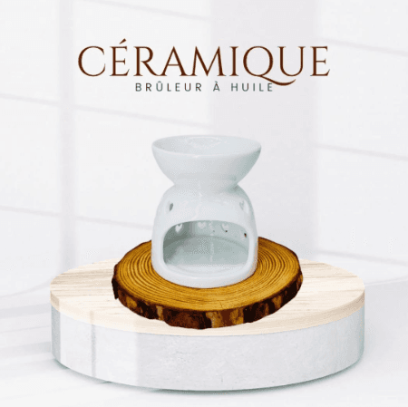 Brûleur en Céramique Blanc