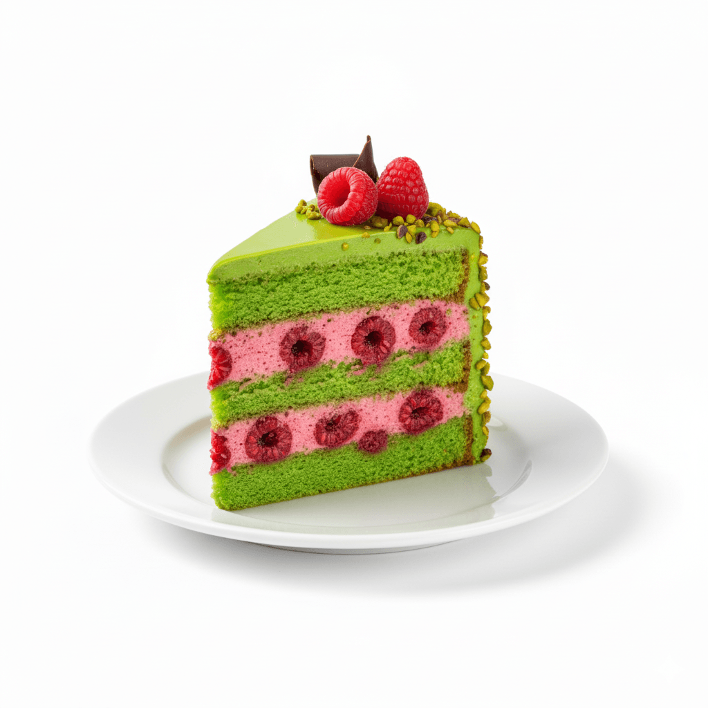 Tranche PistacheFramboise