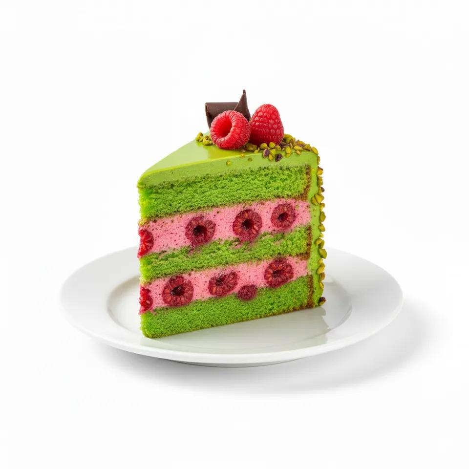 Tranche PistacheFramboise
