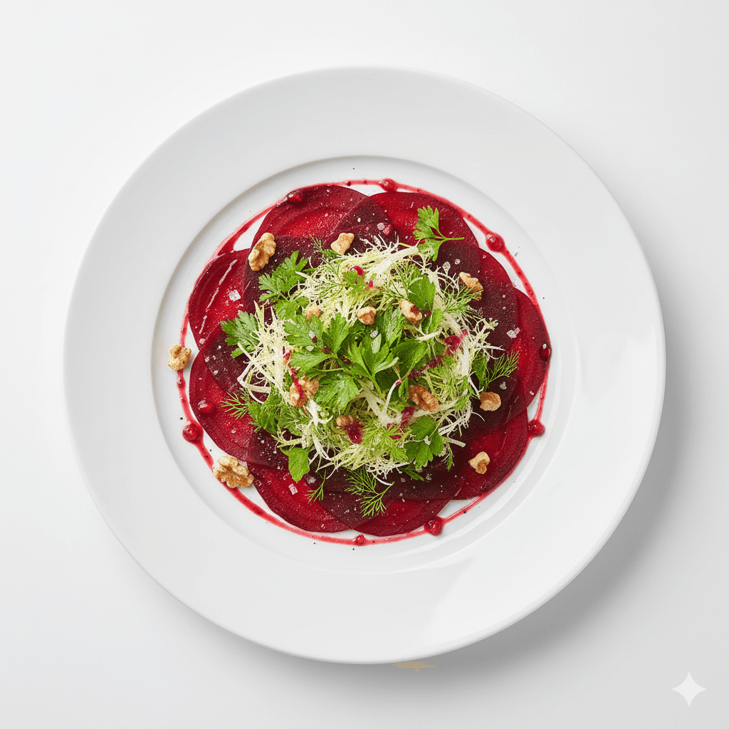 Carpaccio de Betterave Marinée