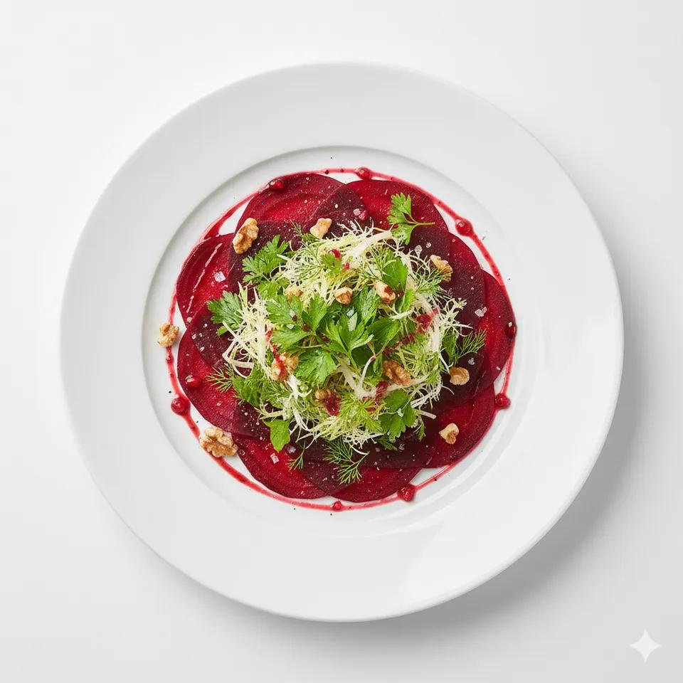 Carpaccio de Betterave Marinée