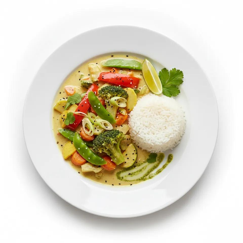 Curry Vert Thaï Légumes Croquants