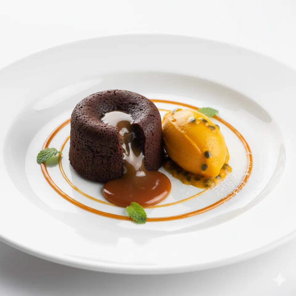 Moelleux aux Chocolat & Caramel
