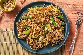 Nouilles Frites Œuf Bœuf