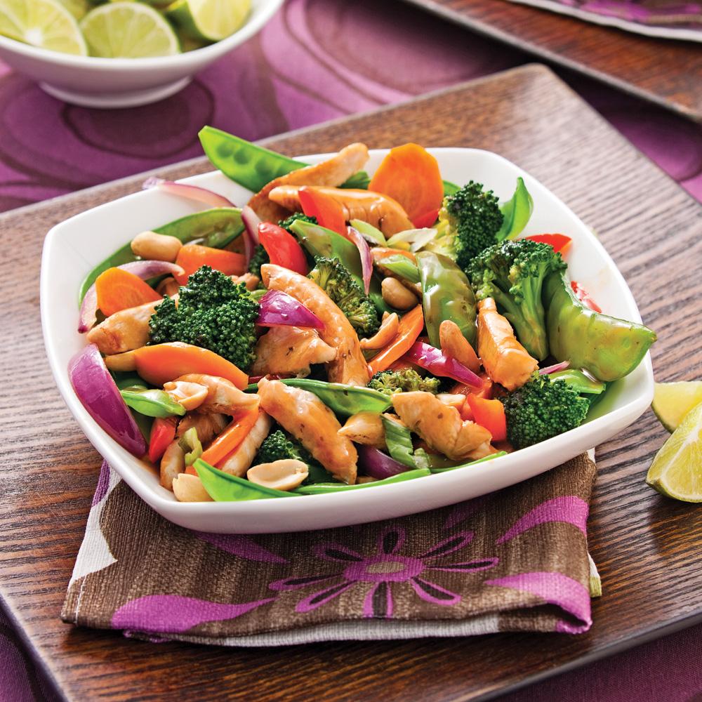 Poulet Râpé Sautés au Champignons