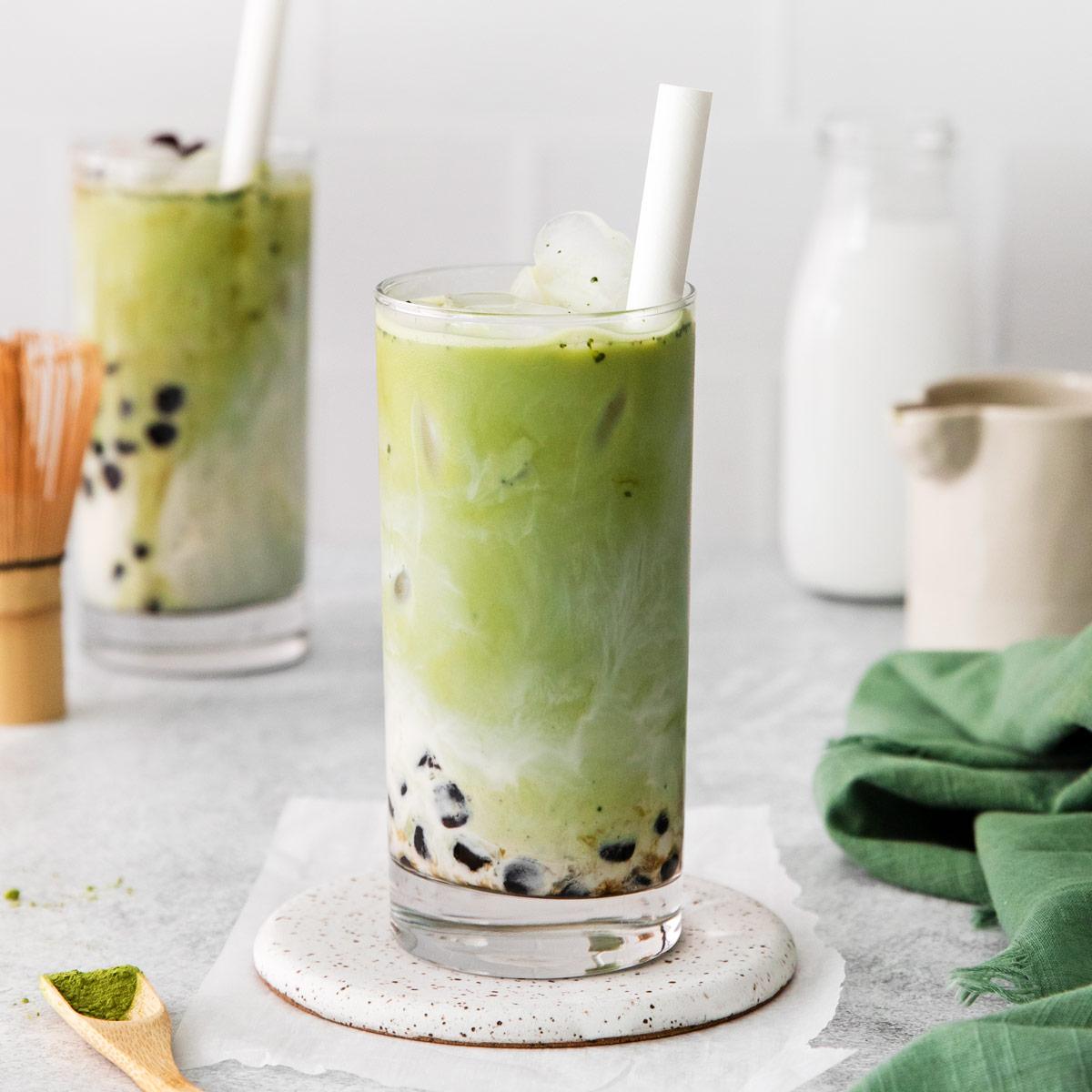 Thé de Matcha au Lait Perlé
