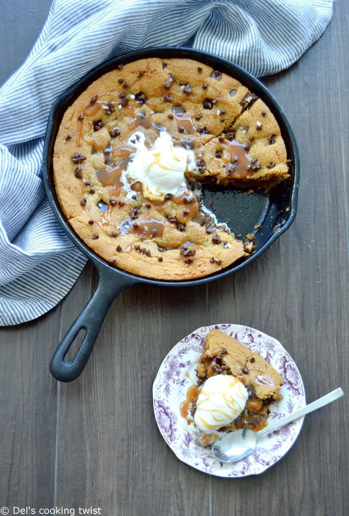 Cookie En Poêle