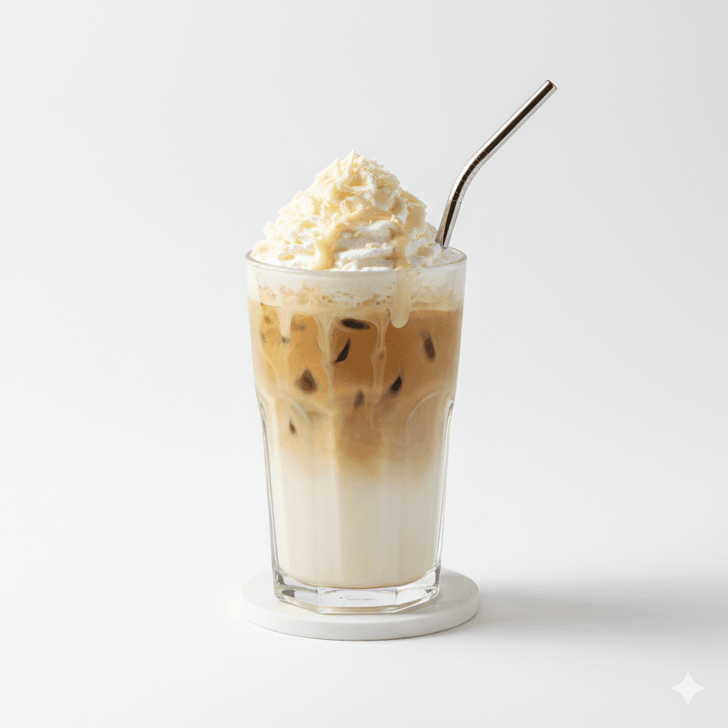 Café Mocca Glacé Au Chocolat Blanc