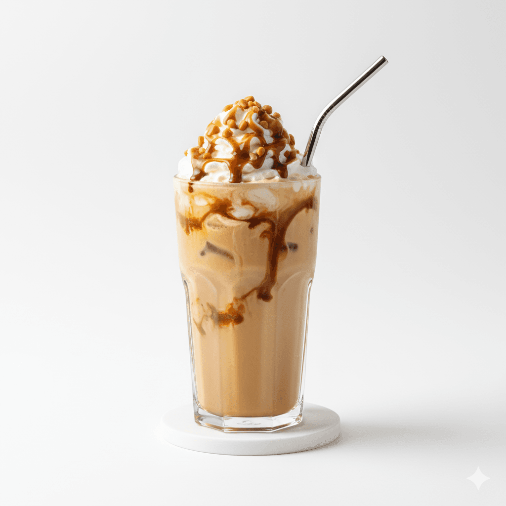 Café Frappé Au Caramel Glacé
