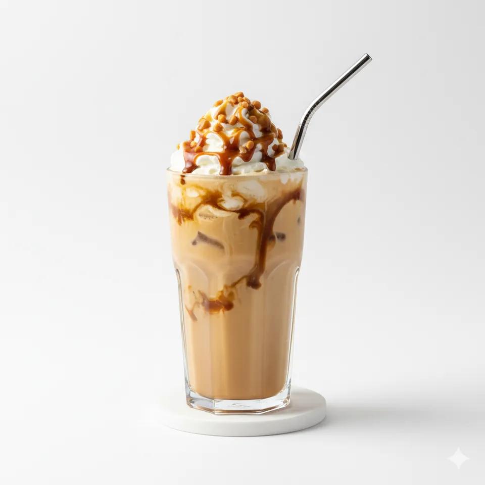 Café Frappé Au Caramel Glacé