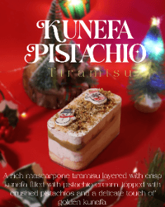 Kunefa Pistachio Tiramisu