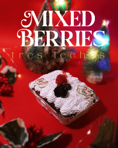 Mixed Berries tres leches