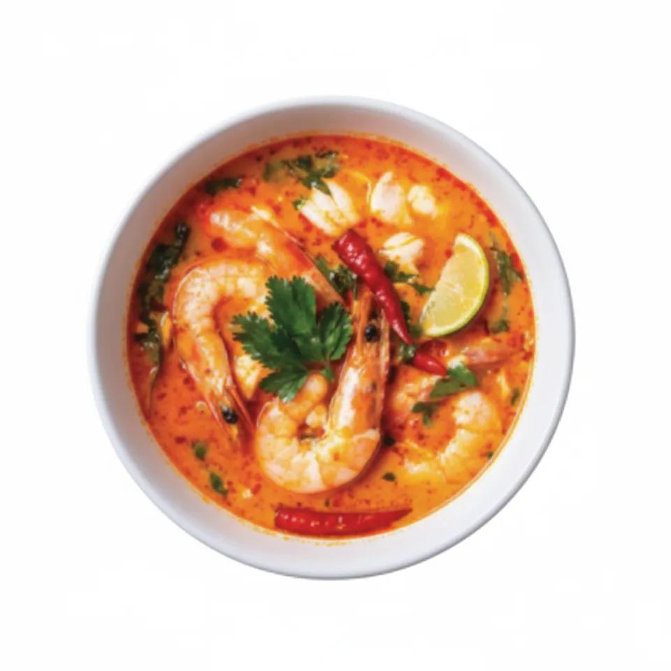 Tom yum crevette