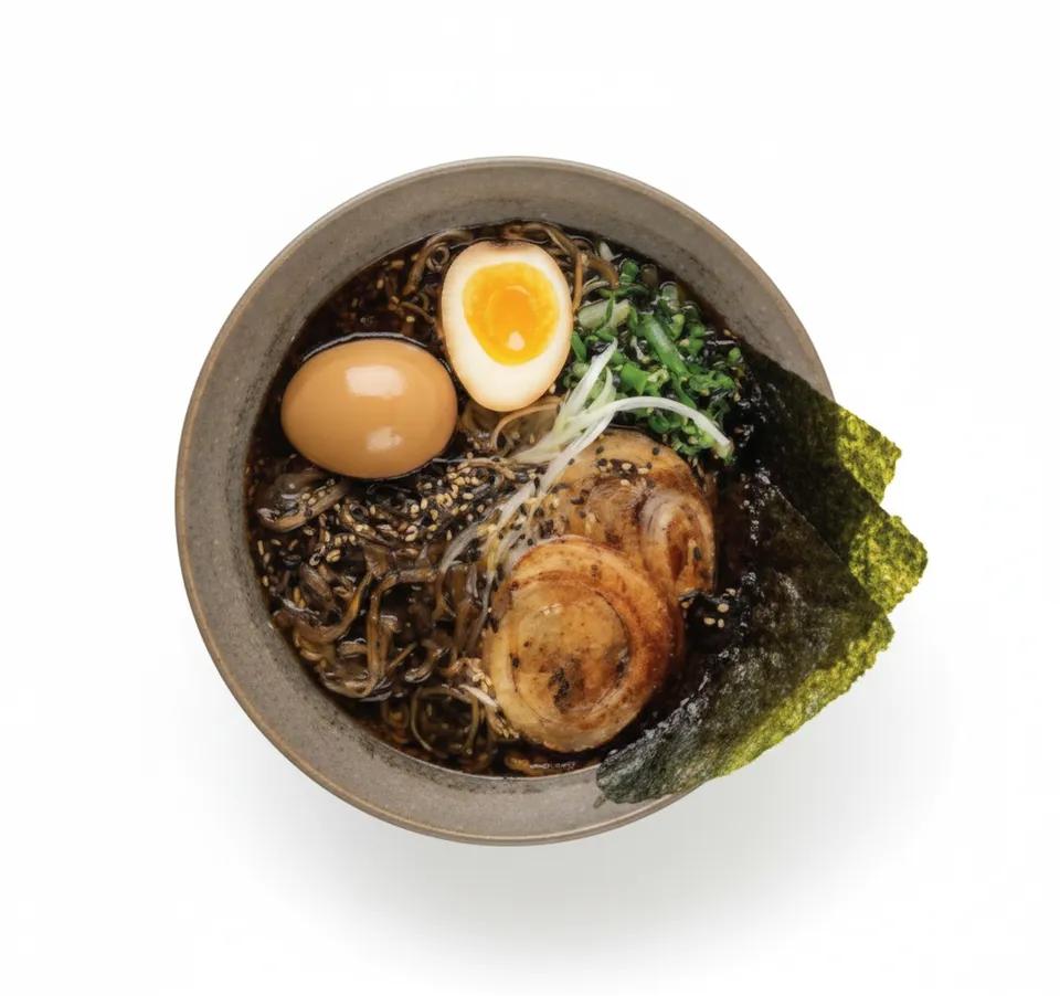 Ramen Black calamard frit