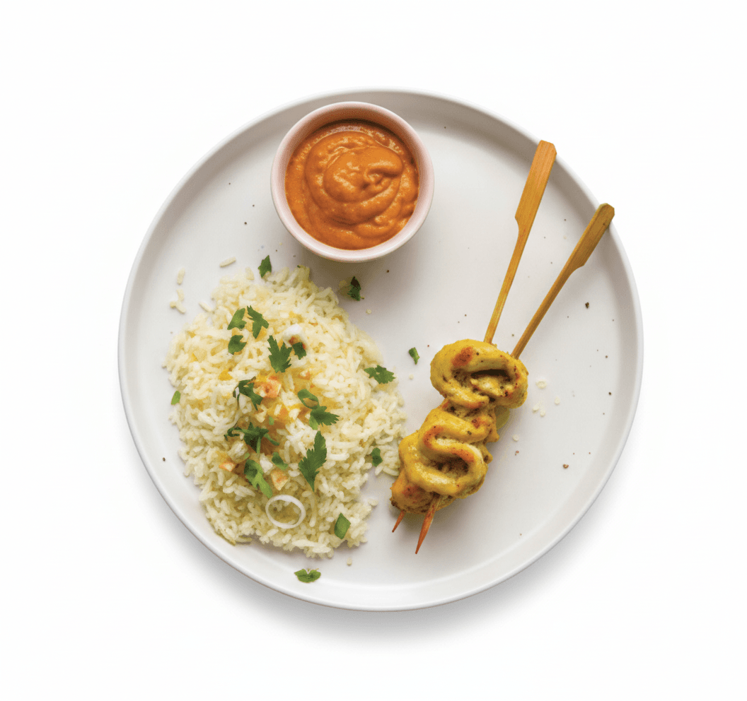 Brochette Poulet satay