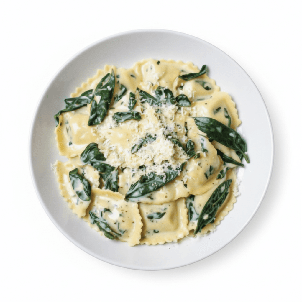 Ravioli Épinard circuit ricotta