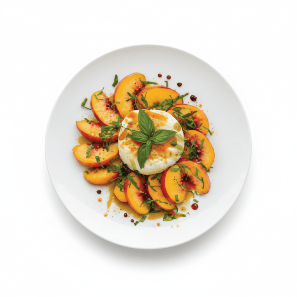 Buratta fruits