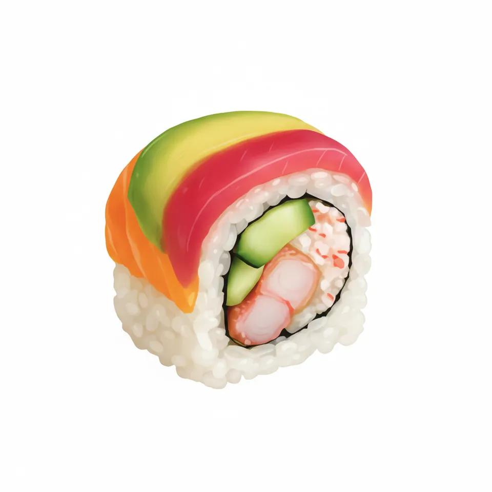 Rain bow roll 8pcs