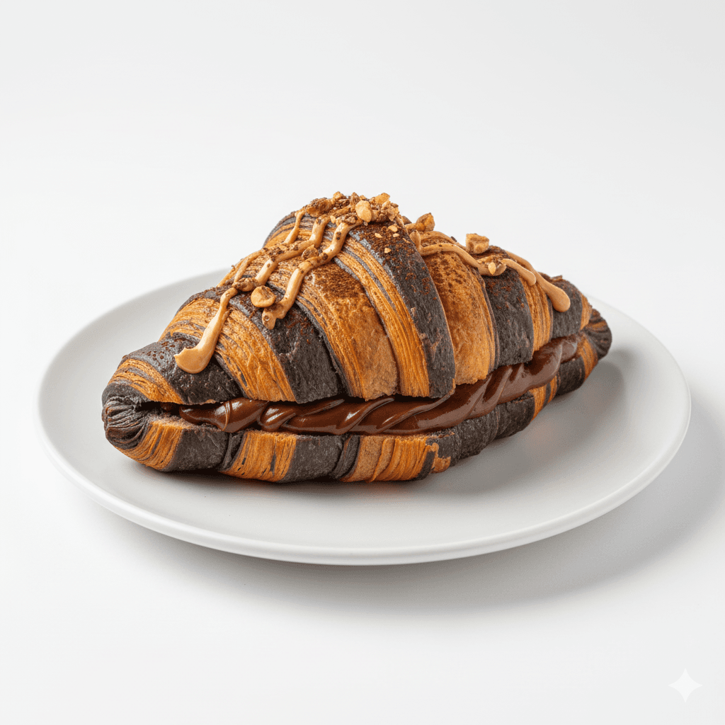 Croissant Bicolore Fourré