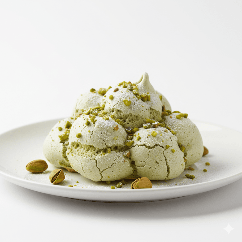 Meringue Pistache