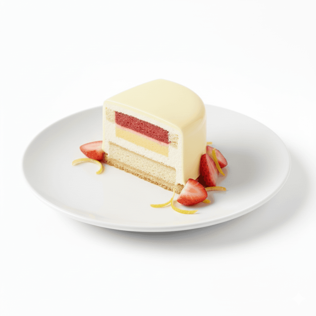 Entremet Sundae Citron Fraise