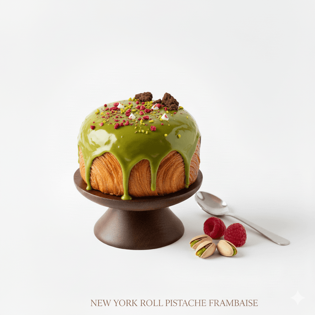 New York Roll Pistache Framboise