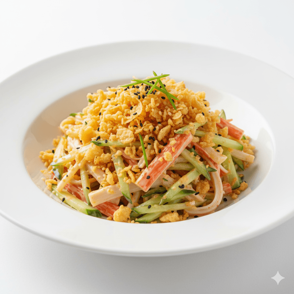 Crispy crabe salade