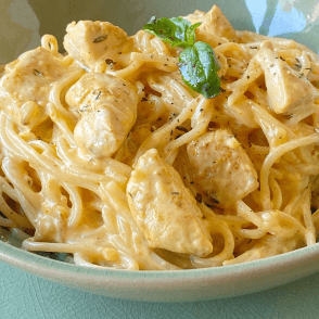 Pasta Sauce Blanche Poulet Champignons