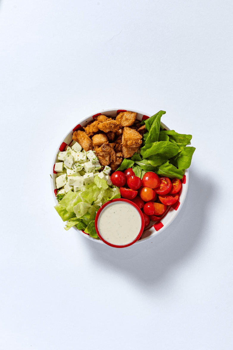 Salade buffalo chicken
