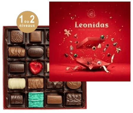 Coffret Rouge Carré 1 ou 2 Niveaux