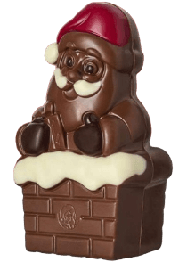 Sujet Père Noël Cheminée Lait