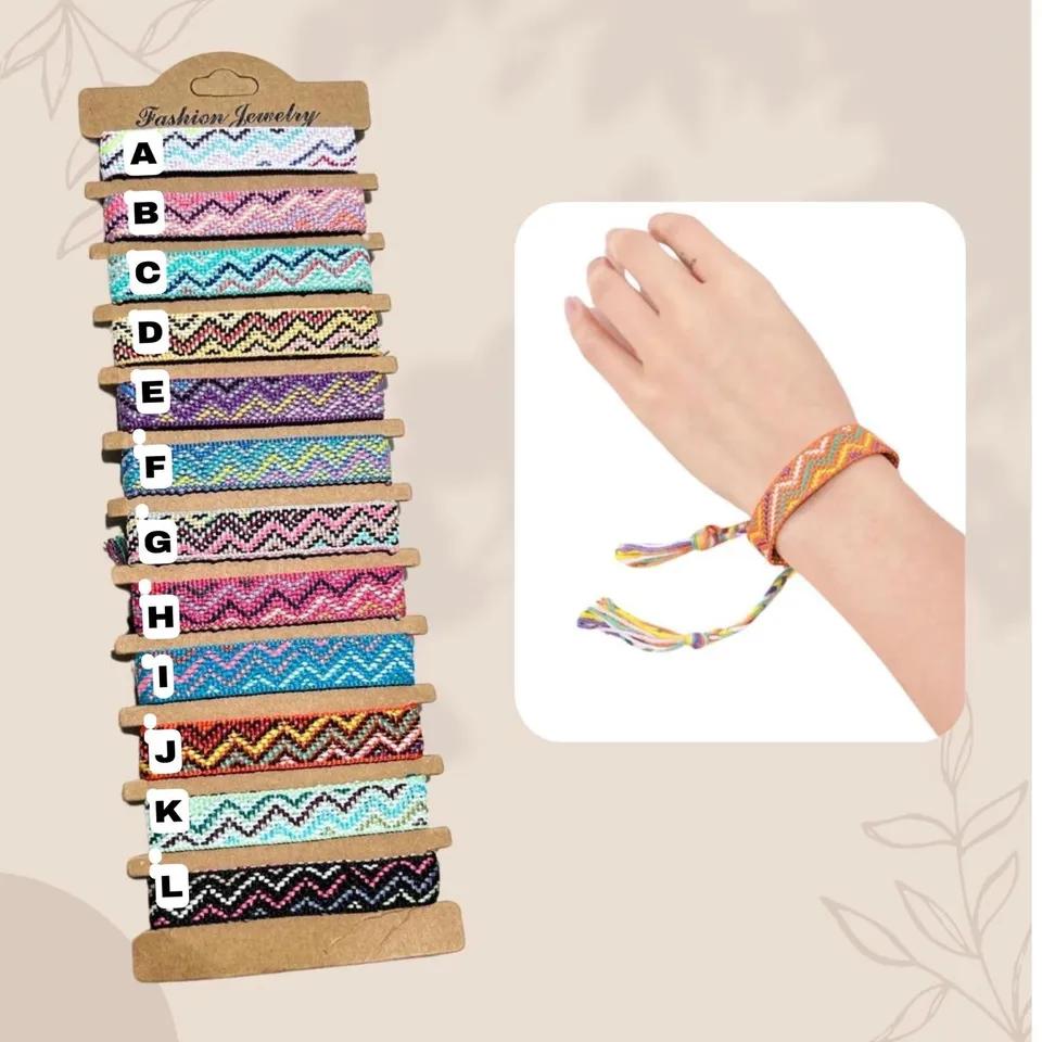 Bracelet Tissé Zigzague