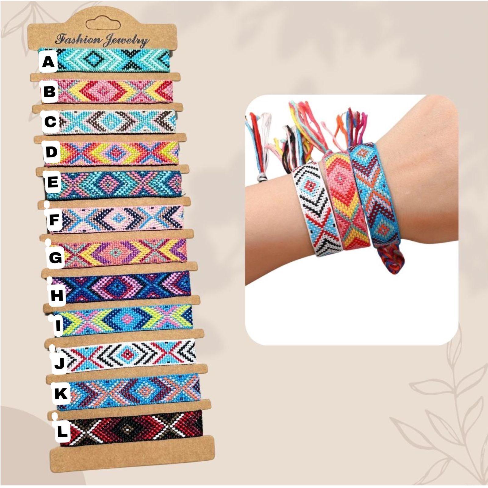 Bracelet Tissé Croisé