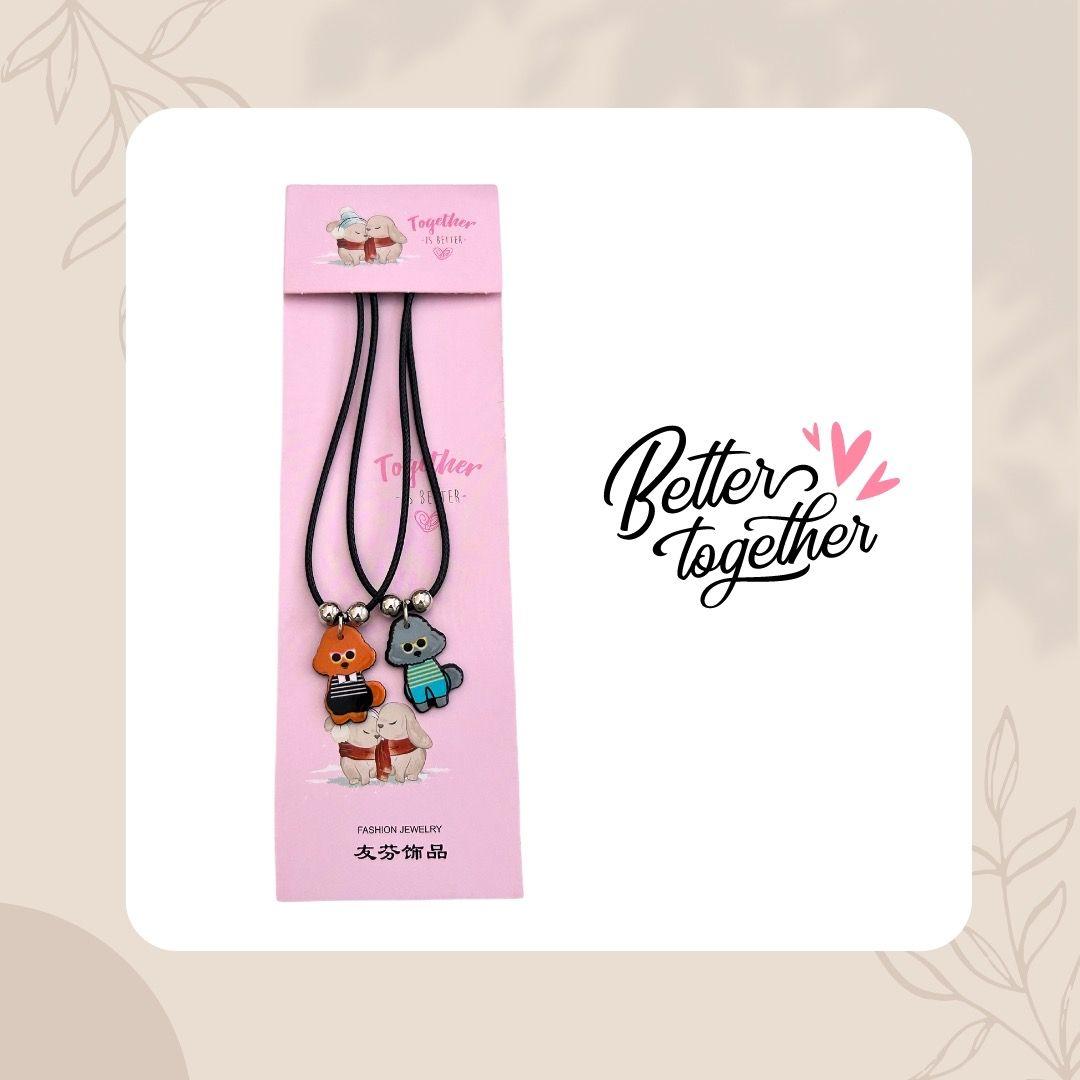 Collier Better Together Duo Teddies