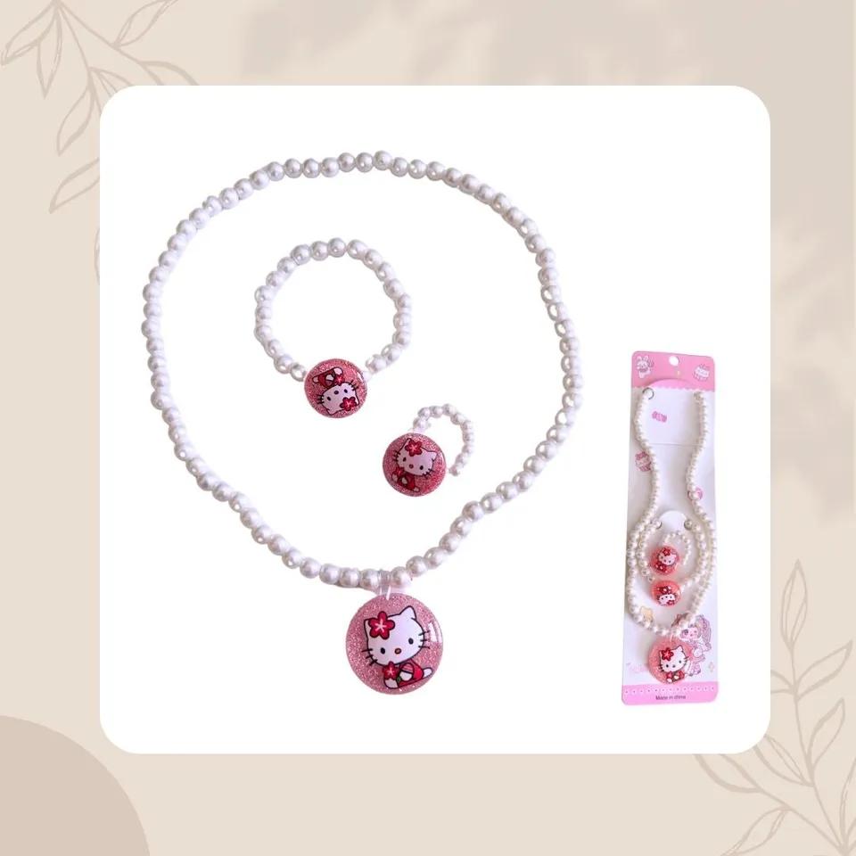 Ensemble Trio Hello Kitty Blanc