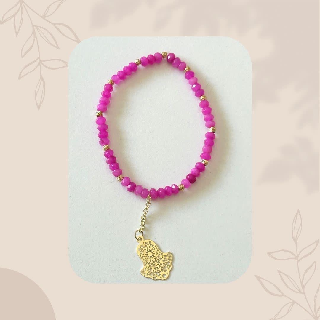 Bracelet rose indien