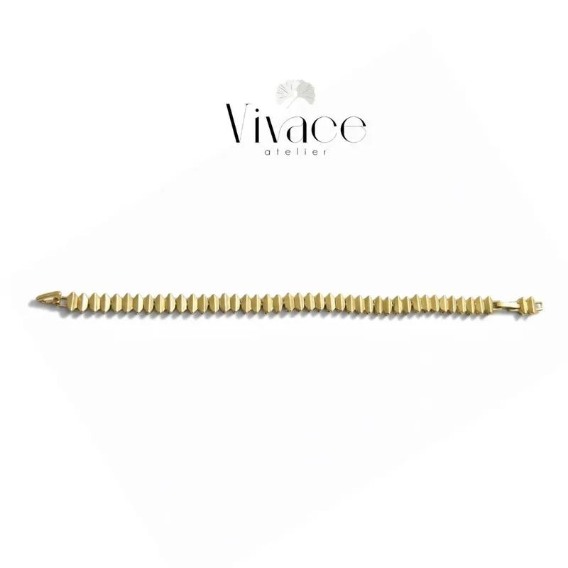 Gourmette Vivace Brise Doré