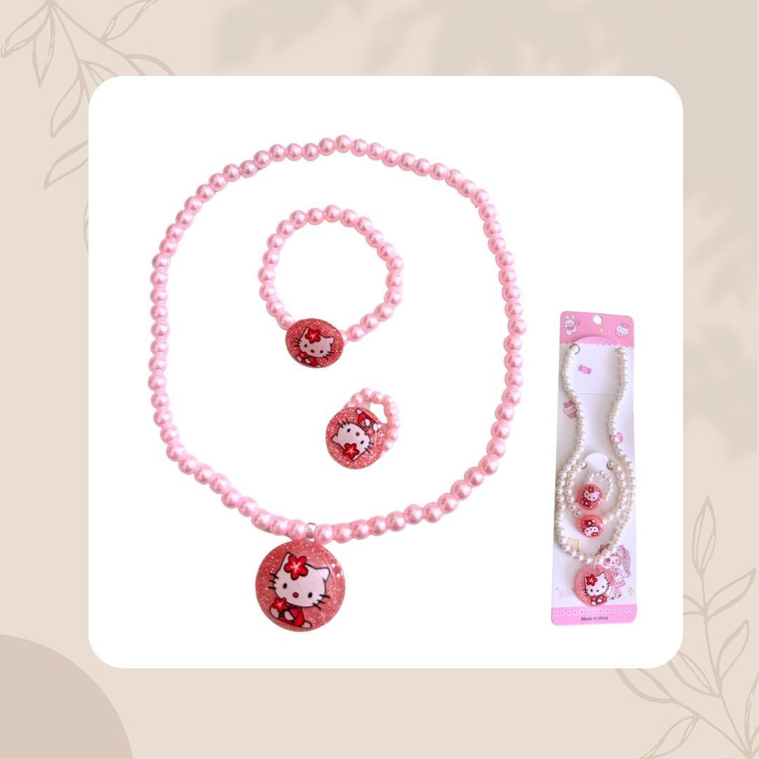 Ensemble Trio Hello Kitty Rose clair