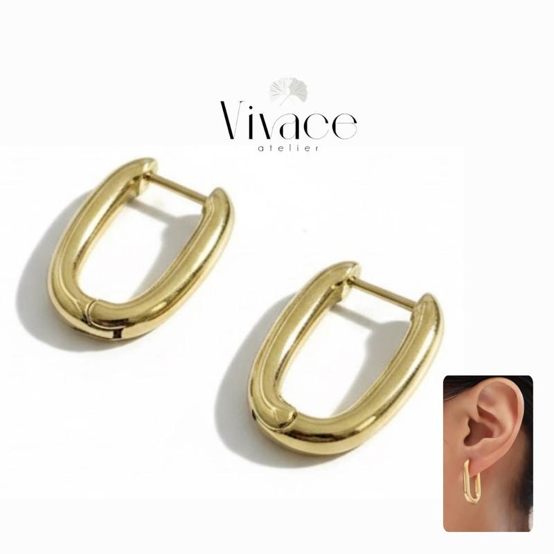 Boucles d’oreilles Vivace Élégance Dorée