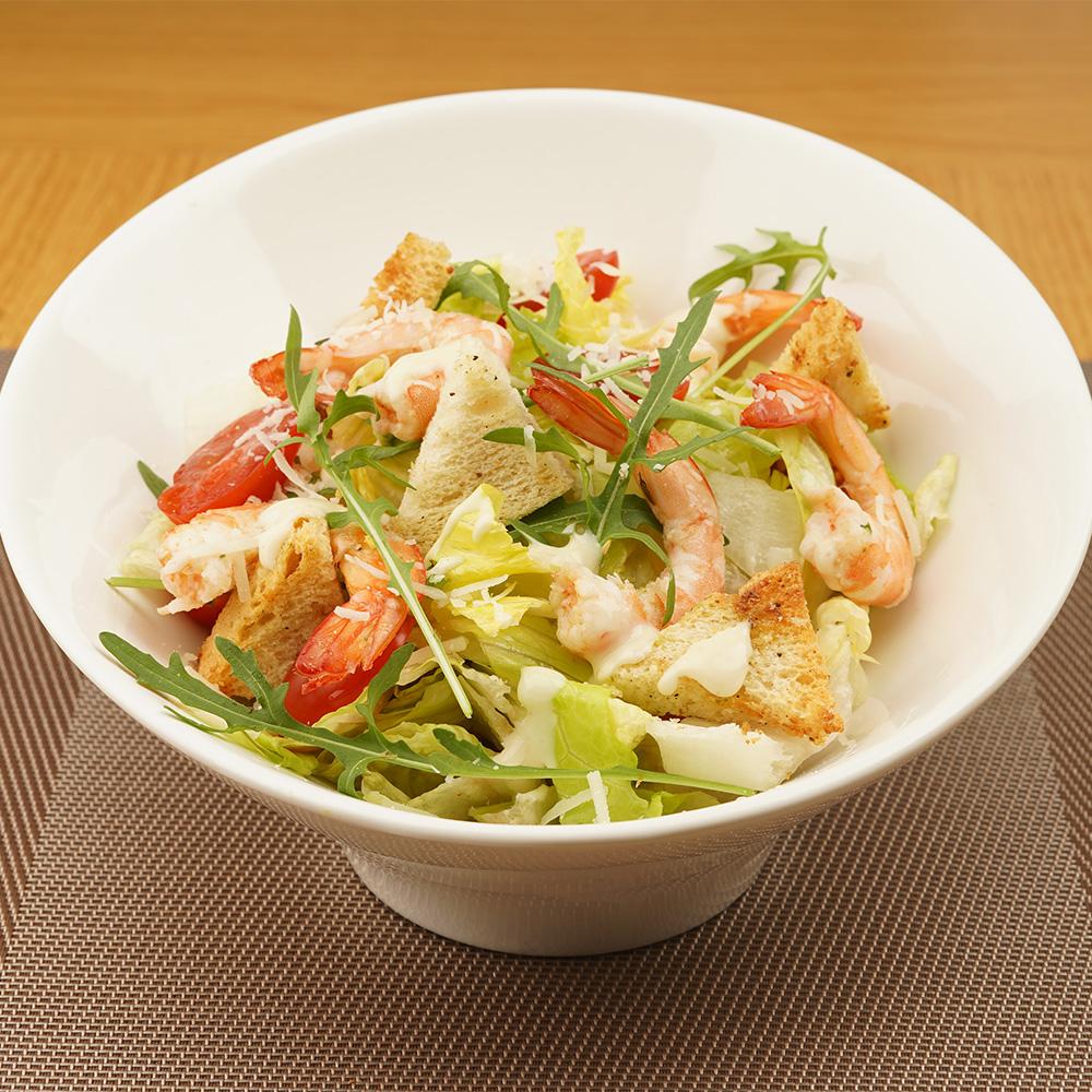 Salade César aux Gambas