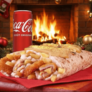 TACOS CHÈVRE&MIEL CRISPY ☃️( 1 TACOS ACHETÉ = 1 COCA OFFERT )