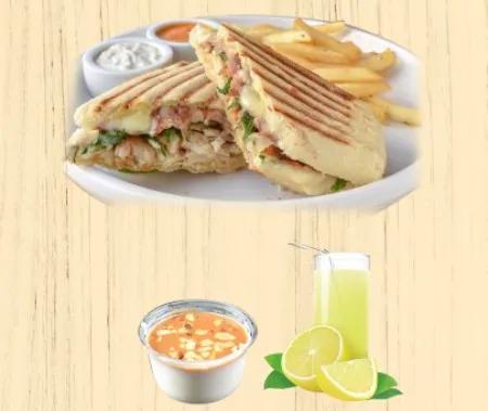 Panini Poulet + Mihalabia + Jus De Citron
